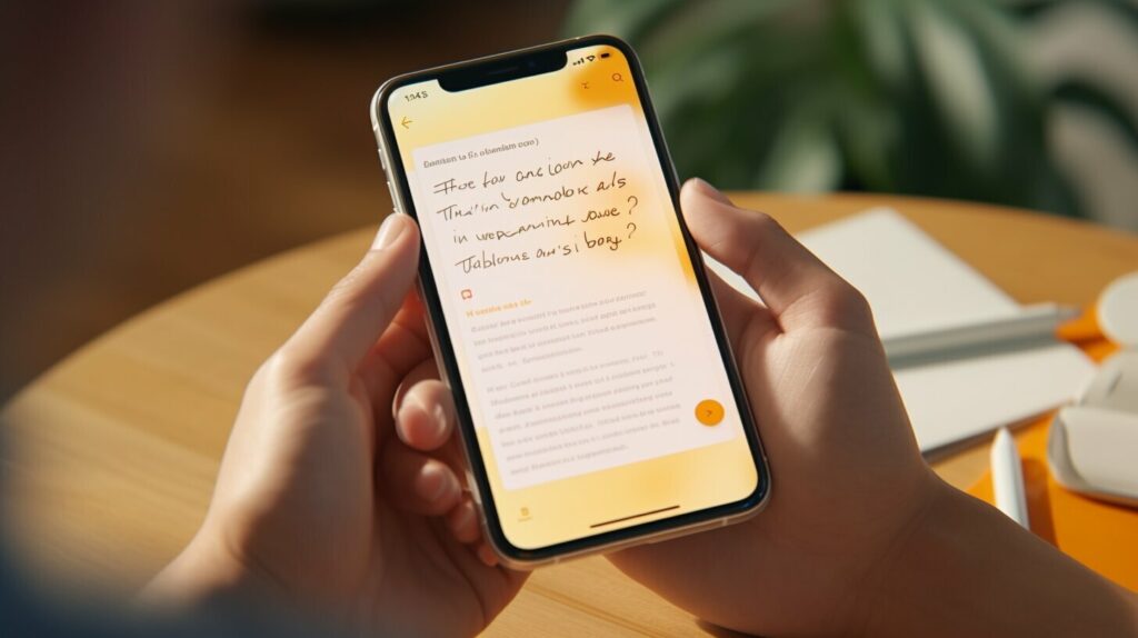 Google Keep Handwriting Support on iOS
